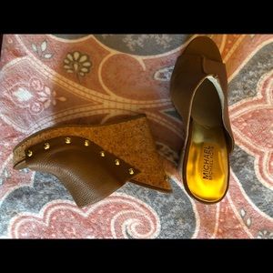 Michael Kors wedge shoes almost like new